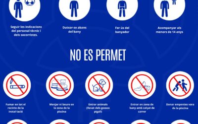 Recordatori sobre la normativa d’ús de la piscina