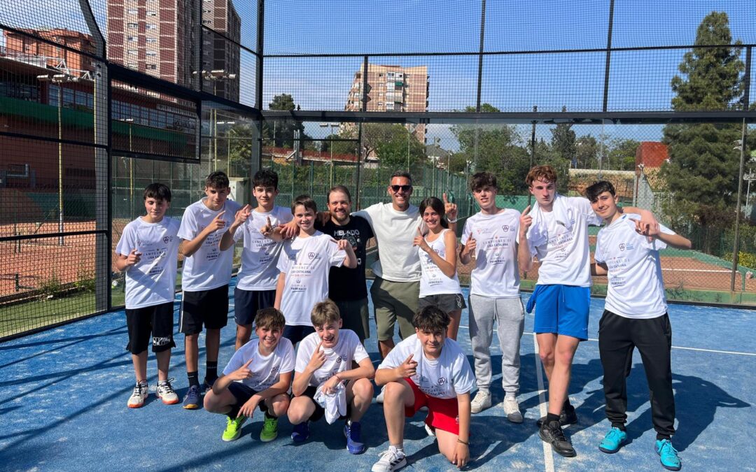 L’equip de pàdel sub-17, campió de la Lliga Catalana