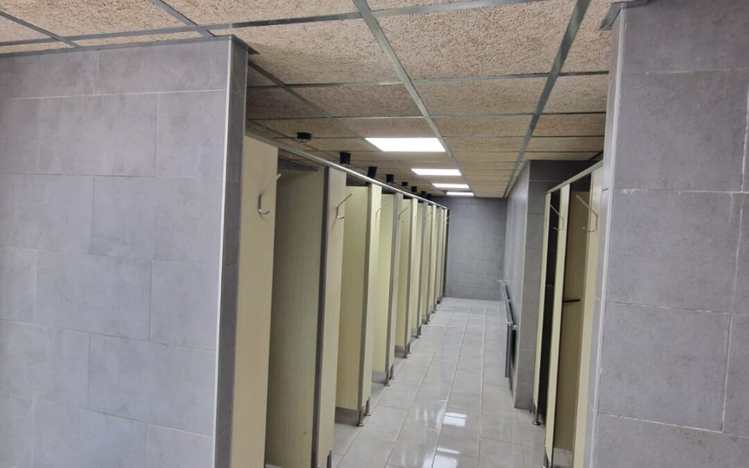 Finalitzen les obres del vestidor masculí