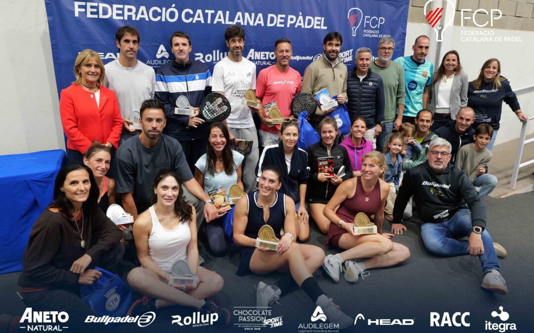 NÚRIA RIVAS I DARIO GAUNA CAMPIONS DE CATALUNYA DE VETERANS +40 i +45